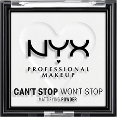 Can&apos;T Stop Won&apos;T Stop Матирующая пудра Осветляющая полупрозрачная 11, Nyx Professional Makeup