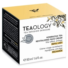 Восстанавливающий крем для лица с чаем Чайный гриб, сменный набор, Teaology Tea Infusion Skincare