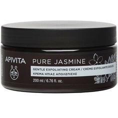 Нежный отшелушивающий крем Pure Jasmine, гладкость и эластичность, 200 мл, Apivita