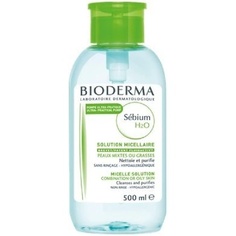 Себиевая мицеллярная вода с помпой 500мл, Bioderma