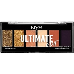 Палитра теней Ultimate Edit Petite, прозрачная, Nyx Professional Makeup