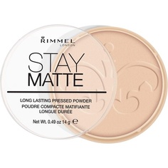 Прессованная пудра London Stay Matte 14G 003 Персик, Rimmel