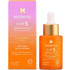 C-Vit Liposomal Serum 5 витаминов антиоксидантная сыворотка для лица 30 мл, Sesderma