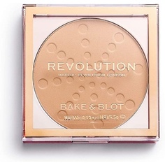 Компактная пудра Revolution Bake &amp; Blot бежевого цвета 5,5 г, Makeup Revolution