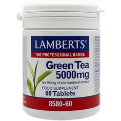 Зеленый чай 5000 мг 60 катехинов, Lamberts