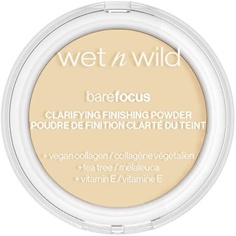 Осветляющая и завершающая пудра Wet N Wild Bare Focus с гиалуроновой кислотой и витамином Е для светлых тонов кожи, Wet &apos;N&apos; Wild