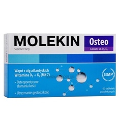 Molekin Osteo 60 таблеток для поддержания здоровья костей для женщин старше 50 лет, Zdrovit