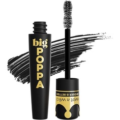 Тушь Wet N Wild Big Poppa Mascara для интенсивного объема с касторовым маслом - Blackest Black, Wet &apos;N&apos; Wild