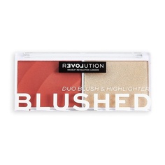 Revolution Relove Blushed Duo Румяна и хайлайтер Daydream, Makeup Revolution