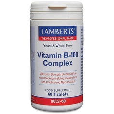 Комплекс витаминов B-100, Lamberts