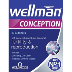 Витабиотики Wellman Conception 30 таблеток, Vitabiotic