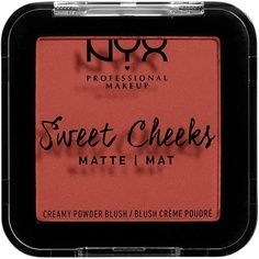 Матовые кремовые пудровые румяна Sweet Cheeks 10 Summer Breeze 5G, Nyx Professional Makeup