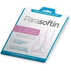 Носки для пилинга ног Parasoftin с мочевиной и молочной кислотой 2х20 мл, Zdrovit