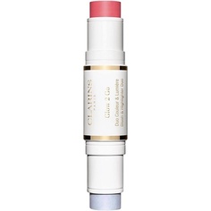 Румяна и хайлайтер Stick Glow 2 Go Duo 01 Glowy Pink, Clarins