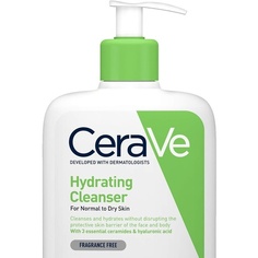 Увлажняющее очищающее средство Cerave для нормальной и сухой кожи с гиалуроновой кислотой и 3 незаменимыми керамидами, 473 мл, L&apos;Oreal LOreal