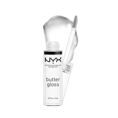 Нелипкий блеск для губ Butter Gloss, сахарное стекло, 0,27 жидких унций, Nyx Professional Makeup