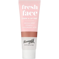 Косметика Fresh Face Тинт для щек и губ Сияющая влажная кожа Карамельные поцелуи 10мл, Barry M