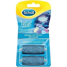 Velvet Smooth Express Pedi Crystal Diamonds Отшелушивающее зерно, 2 сменных рулона, 2 шт., Scholl