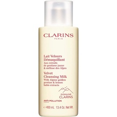 Бархатное очищающее молочко 400мл, Clarins