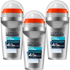 Loreal Men Expert Роликовый дезодорант-антиперспирант 48 часов Non Stop Fresh Extreme 50 мл, L&apos;Oreal LOreal