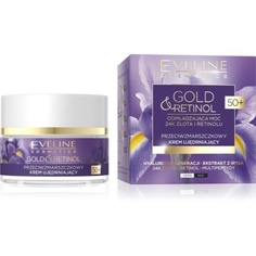 Eveline Gold &amp; Retinol 50+ Укрепляющий дневной и ночной крем против морщин, Eveline Cosmetics