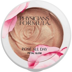 Rosг All Day Petal Glow Хайлайтер для лица с жемчужным финишем для всех тонов кожи Розовый лепесток, Physicians Formula