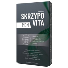 Skrzypovita Men Витамины для волос с биотином для сильных волос 30 таблеток, Zdrovit