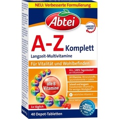 AZ Complete долгосрочные мультивитамины 40 таблеток депо, Abtei