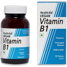 Витамин B1 с пролонгированным высвобождением 100 мг, 90 таблеток, Healthaid