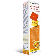 Арковитал Витамин С 1000 мг шипучие таблетки 20 штук, Arkopharma