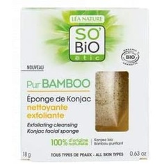 Отшелушивающая губка Konjac для всех типов кожи Purbamboo So Bio Ethic 18G, So Bio Etic