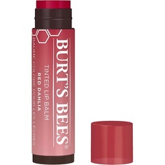 100% натуральный тонированный бальзам для губ «Красный георгин» с маслом ши и растительными восками, Burt&apos;S Bees