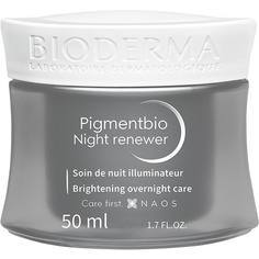 Pigmentbio Night Renewer против темных пятен, осветляющий защитный ночной крем, увлажняющий крем 50 мл, Bioderma