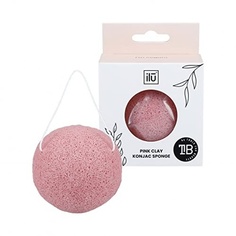 T4B Спонж для макияжа Ilu Konjac со шнурком - розовый, Tb Tools For Beauty