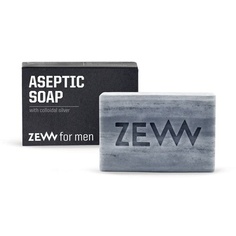 Асептическое мыло с коллоидным серебром для чувствительной кожи, Zew For Men