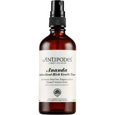 Нежный тоник Ananda, богатый антиоксидантами, 100 мл, Antipodes