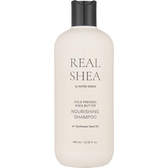 Питательный шампунь с маслом ши Real Shea, 400 мл, Rated Green