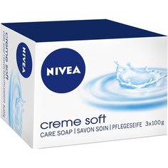 Мягкое кремовое мыло Creme 100 г — упаковка из 3 шт., Nivea