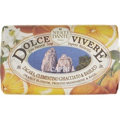 Мыло Dolce Vivere Venezia 250 г апельсиновый цвет матовый мандарин и базилик, Nesti Dante