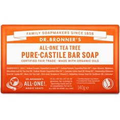 Чистое кастильское мыло Dr Bronner&apos;S 3-в-1 с чайным деревом, 140 г, Dr. Bronner&apos;S