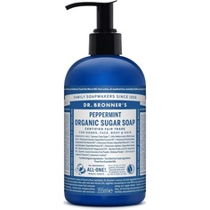 Органическое сахарное мыло Dr. Bronner&apos;S Мята 355 мл, Dr. Broner&apos;S