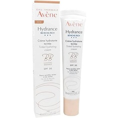 Avene Hydrance Bb-Rich Тональный увлажняющий крем SPF 30 для унисекс, 1,3 унции, Avene