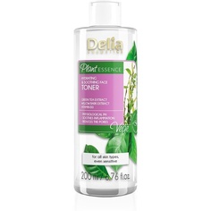 Тоник увлажняющий для лица Plant Essence с экстрактом зеленого чая 200мл, Delia Cosmetics