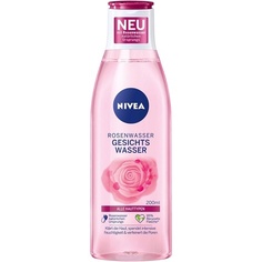 Тоник для лица с розовой водой 200 мл Освежающий тоник для лица с розовой водой натурального происхождения, осветляющий уход за лицом для всех типов кожи, Nivea