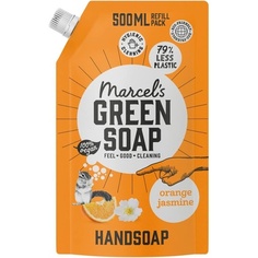 Сменный блок мыла для рук «Апельсин и Жасмин», 500 мл, Marcel&apos;S Green Soap