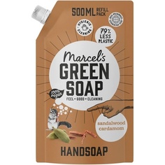 Сменный блок мыла для рук «Сандал и кардамон», 500 мл, Marcel&apos;S Green Soap