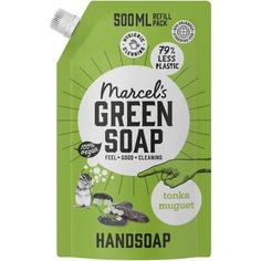 Сменный блок для мыла для рук Tonka &amp; Muguet 500мл, Marcel&apos;S Green Soap