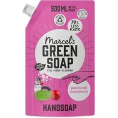 Сменный блок мыла для рук «Пачули и клюква», 500 мл, Marcel&apos;S Green Soap