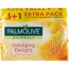 Кусковое мыло Indulging Delight с молоком и медом 90 г, Palmolive