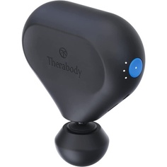 Портативное устройство для ударного массажа Mini 2.0 с технологией Quietforce и 3 пенопластовыми насадками черного цвета, Theragun